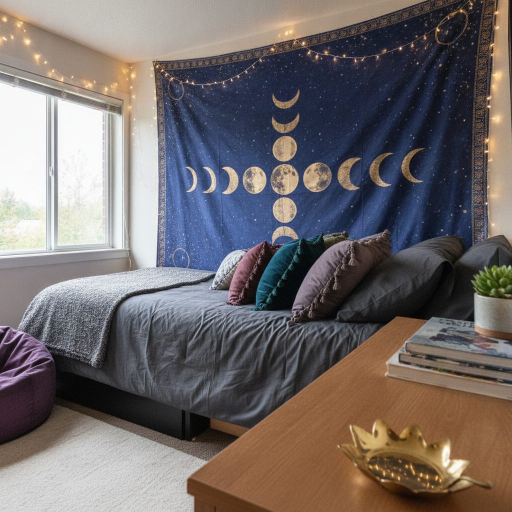 Celestial Dreams in Deep Indigo